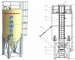 Силосы цемента сварные СЦв Караганде от завода производителя Стройтехника